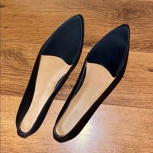 J. Crew Black Pointy Flats Size 8.5 ✨